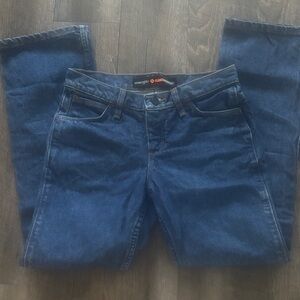 Wrangler Women’s  Bootcut Jeans - Dark Blue cowgirl